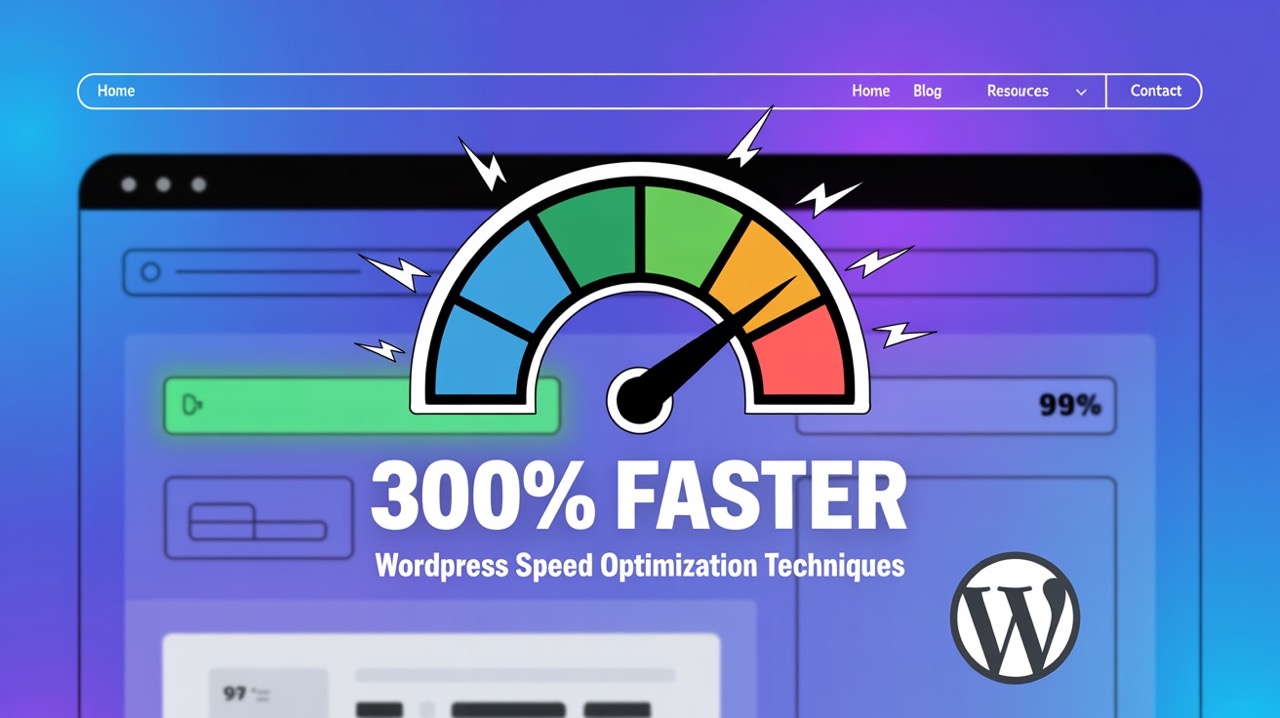 Jak zrychlit WordPress web o 300%
