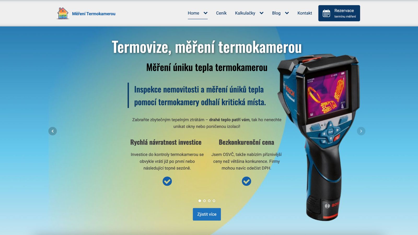 Měření Termokamerou